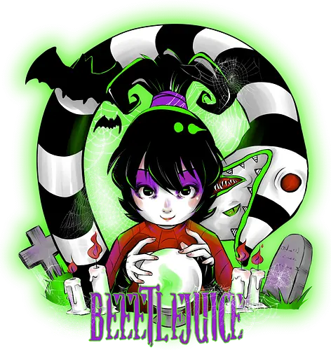 Beetlejuice - tim burton, beetlejuice, anime, manga