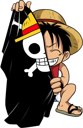 Luffy - ruffy, pirate, anime, manga, wan pisu, psychodelicia