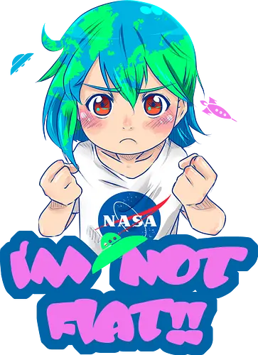 Earth Chan - nasa, truther, scheibe, flach, meme, earth chan, flat earth