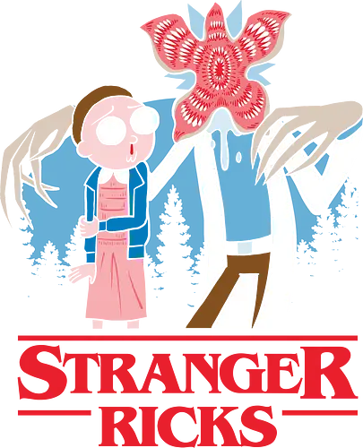 Stranger Ricks - mashup, tv, series, adult swim