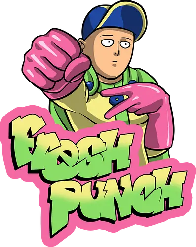 Fresh Punch - one punch man, fresh prine of bel air, mashup, anime, manga, saitama