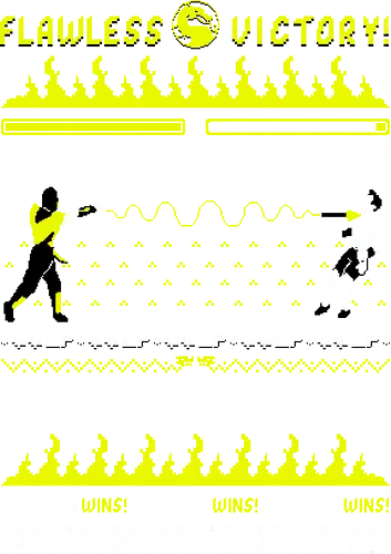 Get over here - scorpion, christmas, flawless victory, Kombat, Ugly christmas swter