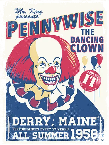 Dancing Clown - Clown, it, stephen king, king, maine, clown