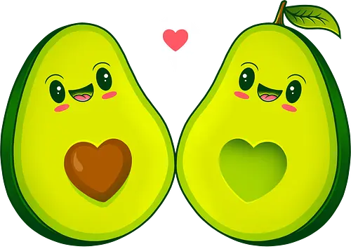 Avocado Love - avocado, love, liebe, Perfect Match, herz, hrt