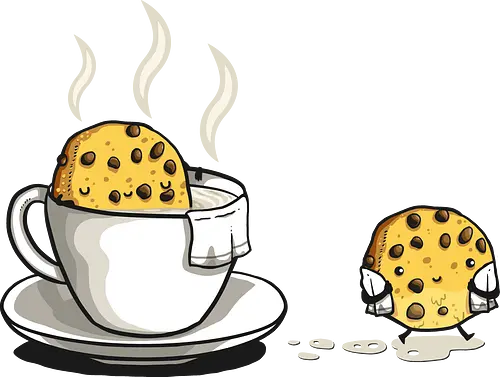 Cookie Jacuzzi - cookie, coffee