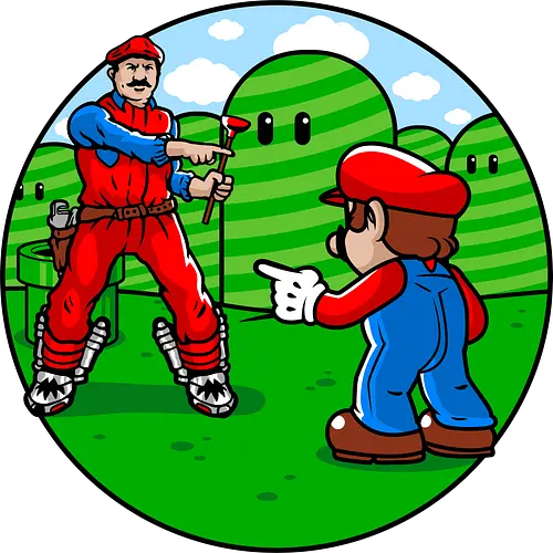 Two Plumbers - klempner, super, mario