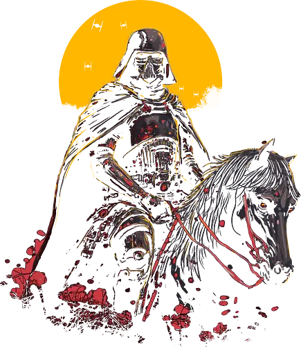 Dark samurai - lord, space opera, horse, pferd