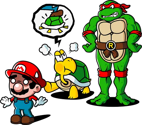 Turtle's Big Brother - mario, ninja, games