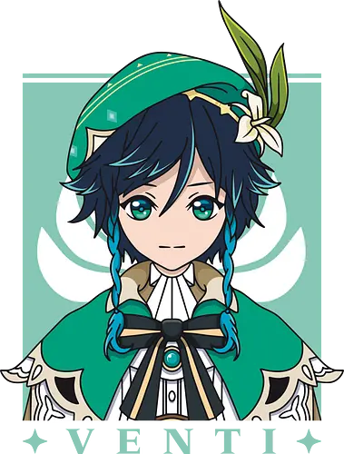 The Windborne Bard - Genshin, impact, Aerial, barde The Windborne Bard - Genshin, impact, Aerial, barde