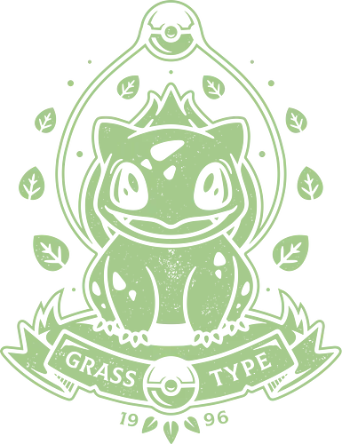 Green Grass Type - pocket, monster, grass, pflanze Green Grass Type - pocket, monster, grass, pflanze