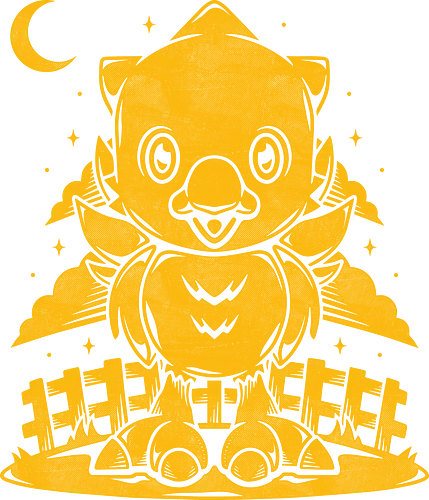 The Farm at Night - final, fantasy, kweh, bird The Farm at Night - final, fantasy, kweh, bird