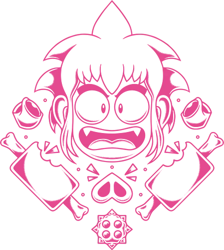 Pink Hair Child - tomba, game, retro Pink Hair Child - tomba, game, retro