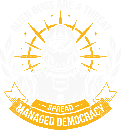 Spread Democracy - hell, diver, gaming, alien, shooter Spread Democracy - hell, diver, gaming, alien, shooter