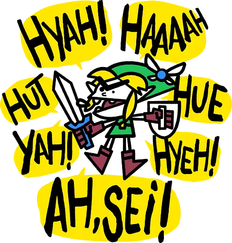 Hyah! - hyaaah, Hero of Time, videogames, Statement, Princess