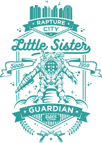 Little Sister Protector - Gaming, system shock, rapture city, gaming, rpg Little Sister Protector - Gaming, system shock, rapture city, gaming, rpg