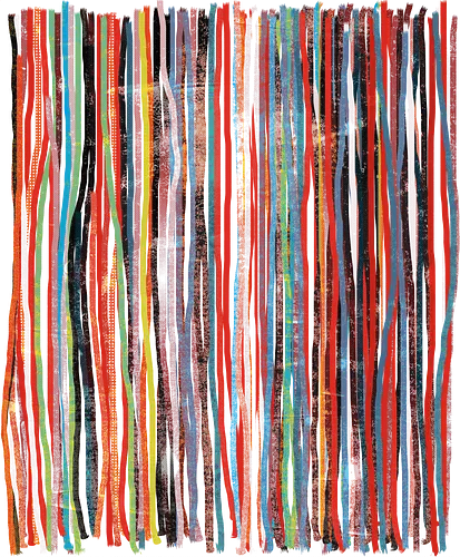 fancy stripes - kunst, art, Stripes, color