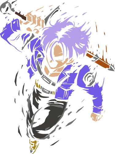 Future Warrior - dragon, ball, trunks, anime, manga