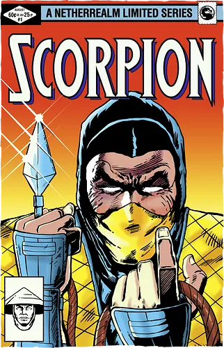 Scorpion - scorpion, mortal, kombat, fighting, gaming, comic