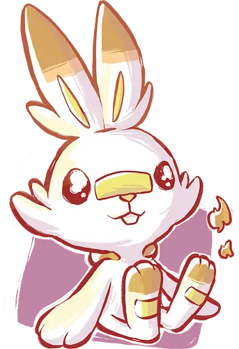 Fire Bunny - pocket, monster, starter, feuer, bunny, hase, kaninchen