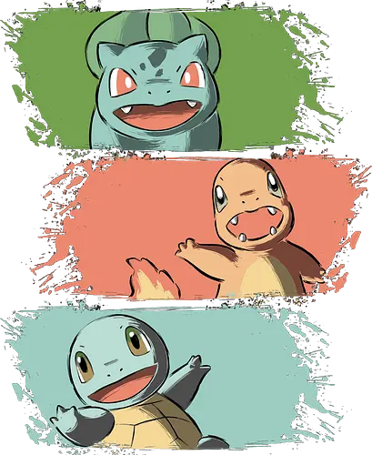 Starters - gaming, pocket, monster, Starters