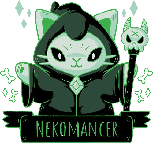 Nekomancer - cat, katze, necromancer, neko