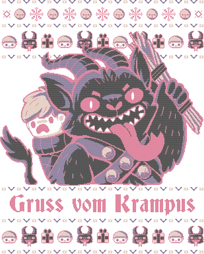 Gruss vom Krampus - krampus, weihnachten, christmas, Ugly swter