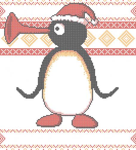 Noot Christmas - christmas, weihnachten, Pingu, penguin, Noot, Ugly swter