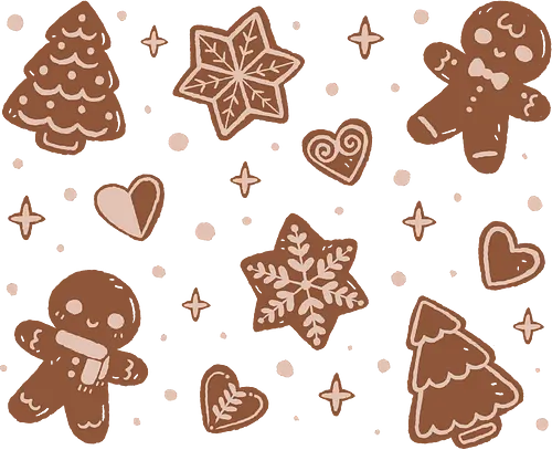 Cute Christmas Cookies - christmas, weihnachten, kekse, cookies, Lebkuchen