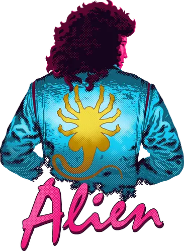 Alien - alien, drive, 80s, movie, facehugger, aliens, jodie, ripley, horror, mashup