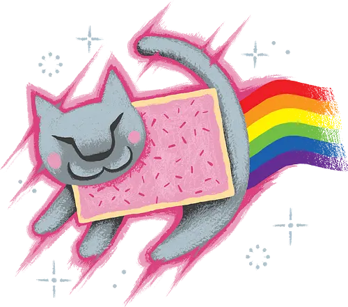 The Nyan King - lion, löwe, könig, king, nyan cat, nyan, cat, katze, meme, poptart, rainbow, unicorn, regenbogen