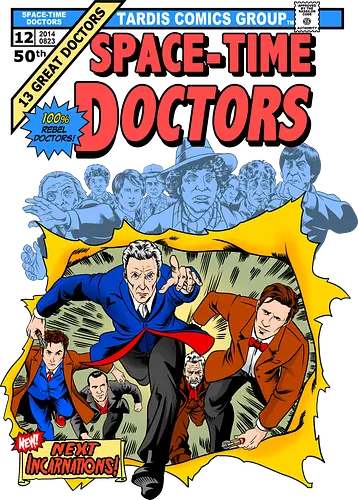 Space Time Doctors - Doctor, bbc, comic, cover, mashup