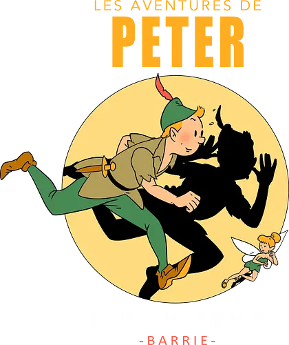 Les Aventures de Peter - tin tin, tim und struppi, mashup, tinkerbell, peter pan