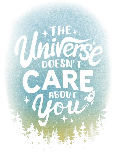 The Universe - Statement, universe, Nobody, cares, nein, no