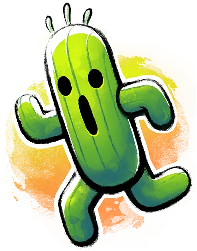 Cactus Watercolor - kaktus, final, fantasy, enemy, boss, fight, Kaktus Cactus Watercolor - kaktus, final, fantasy, enemy, boss, fight, Kaktus