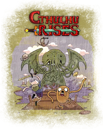 Cthulhu Rises - cthulhu, lovecraft, finn, jake