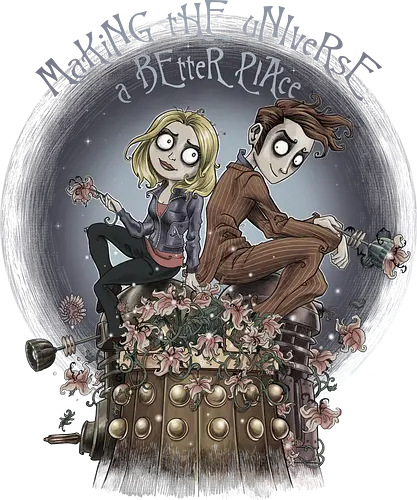 Making the Universe a better Place - Doctor, drwho, bbc, david tennant, rose, dalek