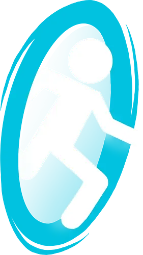 Portal shirt A - gaming, portal, fun, shirt, Portal A, Set Portal shirt A - gaming, portal, fun, shirt, Portal A, Set