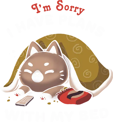 I have plans - cat, katze, indoor, bett, Cozy, chill, relax, bed