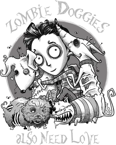 Zombie Doggies - frankenweenie, tim burton