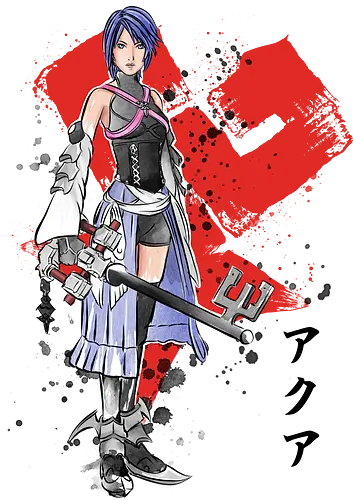 Keyblade Master Aqua - gaming, kingdom, Keyblade, console, hrts Keyblade Master Aqua - gaming, kingdom, Keyblade, console, hrts