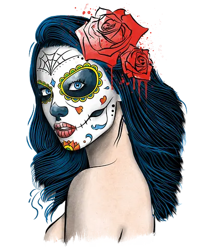 La Calavera Catrina - art, kunst, mexico, day of the dd