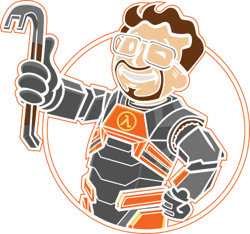 Lambda Boy - half life, gordon freeman, valve, crowbar, mashup, wasteland, stm