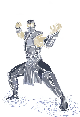 Smoke on the Water - gaming, Kombat, sub zero, smoke