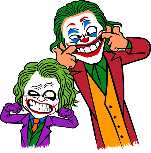 Two Clowns - clowns, mashup, Serious, why so serious