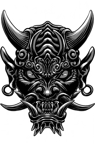 Japanese oni demon - oni, demon, japan