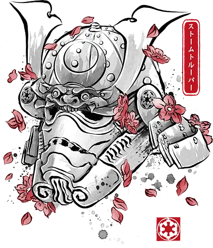 Samurai trooper - samurai, ronin, space opera, Helmet