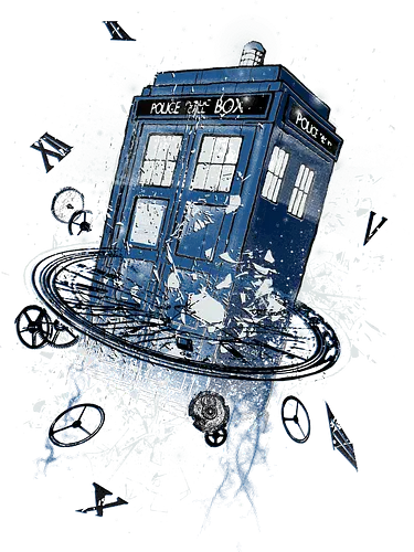 Breaking the time - Doctor, drwho, tardis, bbc