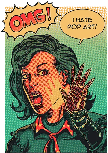 i hate popart - popart, warhol, andy warhol, art, print, retro