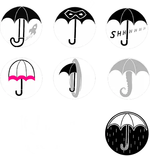 Ut Malum Pluvia - umbrella, academy, When Evil Rains, comic, series