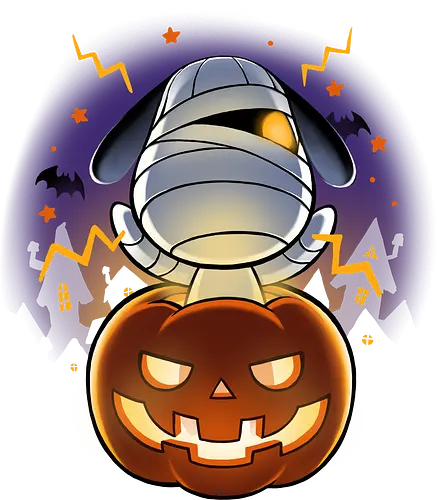 Halloween Island - animal, Crossing, mummy, dog, hund, mumie, pumpkin, kürbis